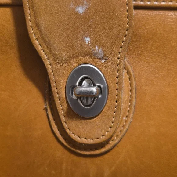 Coach Vintage Weston Bag 9021 RARE Camel Nickel Hardware - Picture 4 of 7